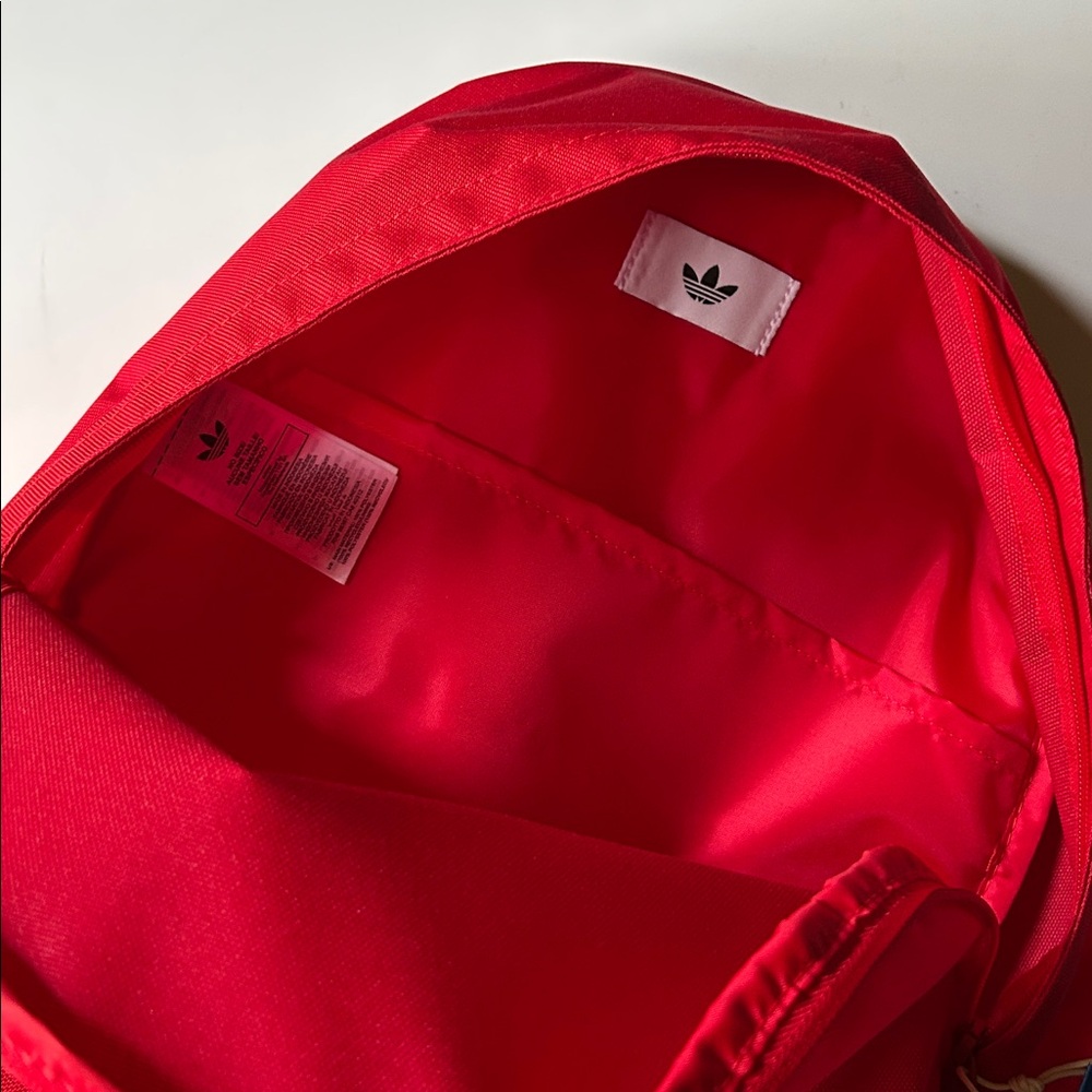 Adidas Logo Backpack Red White - Picture 5 of 11
